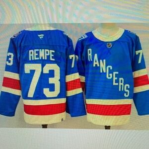 Matt Rempe Blue Stitched Jersey🖤